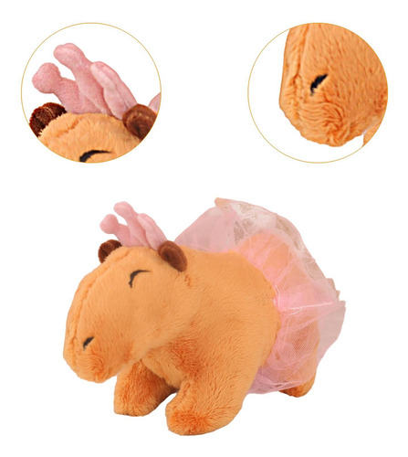 Carpincho De Juguete, Lindo Animal De Peluche Falda Corona