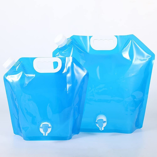 Bolsa Almacenamiento Agua Plegable Espita Jarra Plastico