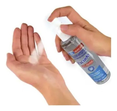 Solución antiséptica Escudo manos y superficies 200ml spray pack 4 unidades