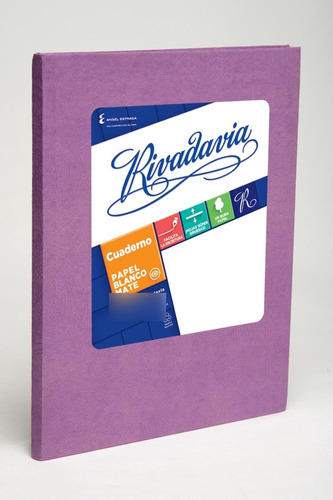 Cuaderno Rivadavia Rayado 50 Hojas 16x21