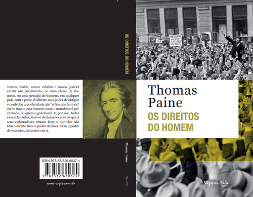 Os direitos do homem - Ed. Bolso: Uma resposta ao ataque do Sr. Burke à Revolução Francesa, de Paine, Thomas. Vozes de Bolso Editorial Vozes de Bolso, capa mole em português, 2019