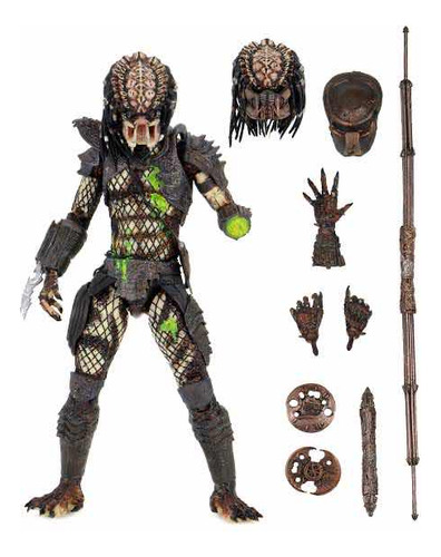 Predator City Hunter Battle Damage Neca Ultimates