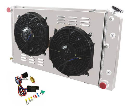 Ecmrad 3 Fila Nucleo Radiador Ventilador Rele Combo Para Gto