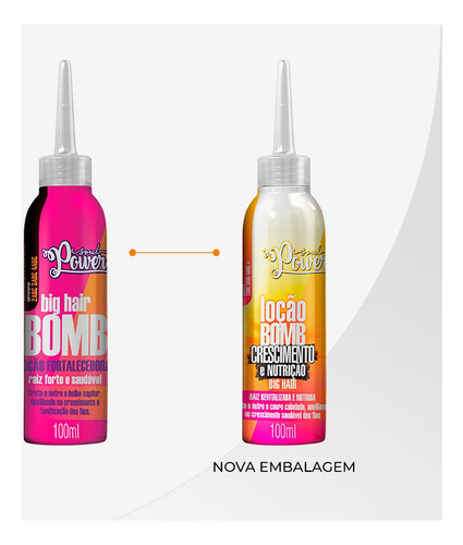 Loção Fortalecedora Soul Power Big Hair Bomb 100ml
