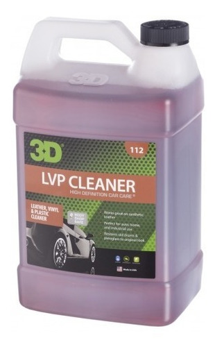 3d Lvp Cleaner/ Limpiador De Cueros ,vinilos, Plásticos