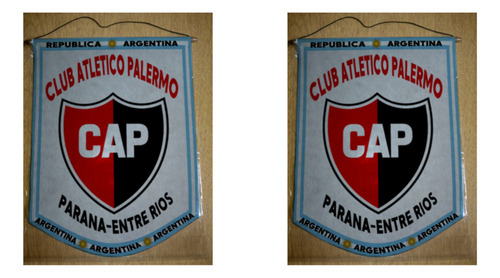 Banderin Chico 13cm Club Palermo Parana Entre Rios