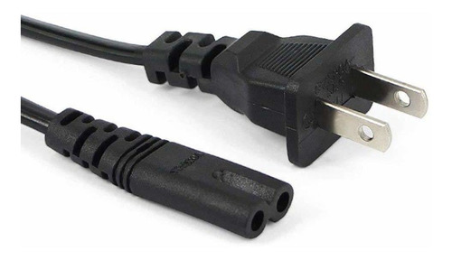 Cable De Alimentación De Ca De 2 Clavijas Compatible Con Tv.