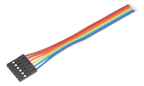 Pack De 10 Cables Jumper 6-pin Para Arduino - Conectividad F