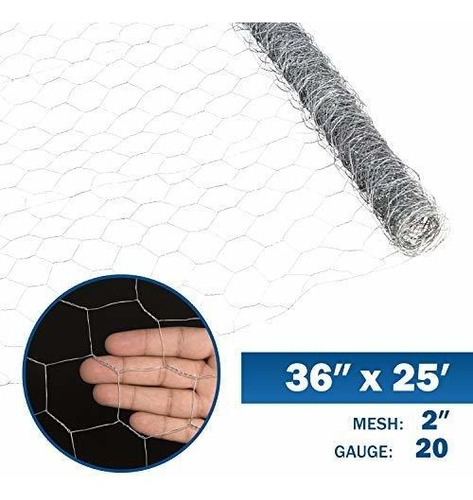 Malla Hexagonal Para Aves De Corral Galvanizada Calibre 20