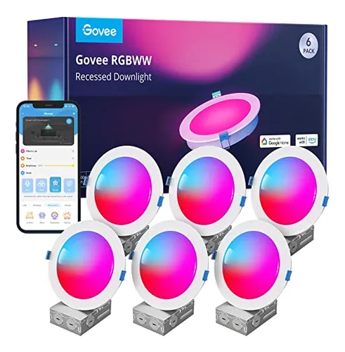 Smart Recessed Lighting 6 Inch, Wi-fi Bluetooth Direct ...