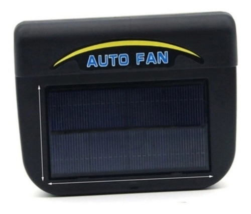 Ar Automotivo Solar Ventilador Para Carro Caminhao Sem Fio