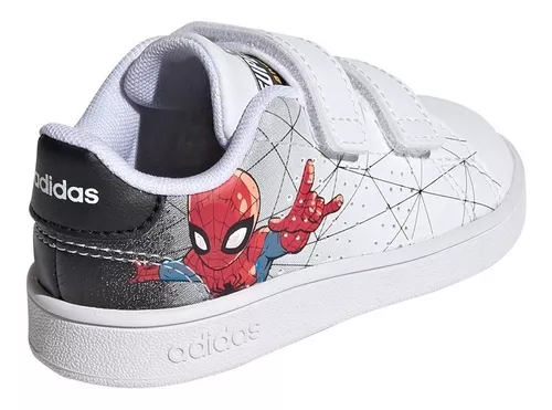 Tenis Niños Blanco Advantage Spiderman