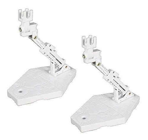 My Mironey 2-pack White Action Figure Stand Assembly Figura 