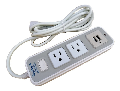 Regleta Con Usb Multi Toma Extension Electrica 