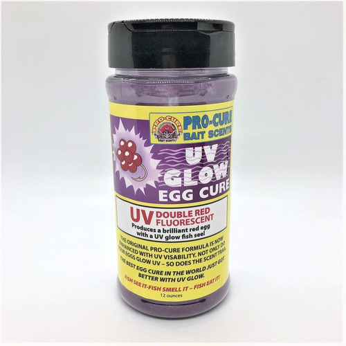 Uv Glow Egg Cure, 12 Oz, Doble Rojo Fluorescente