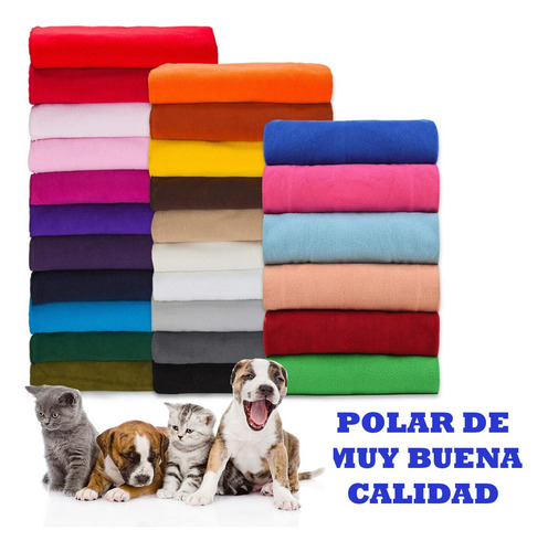 Set X 2 Ropa Abrigo Polar Poncho Capa Buzo Liso Talle 5