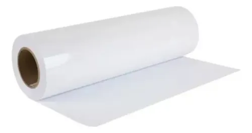 Vinil Textil Sublimar 46cm X 5m Color Make Sublimacion Color Blan...