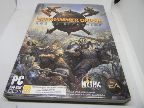 Game - Warhammer Online - Age Of Reckoning - 3 Dvds - Ea (Usado)