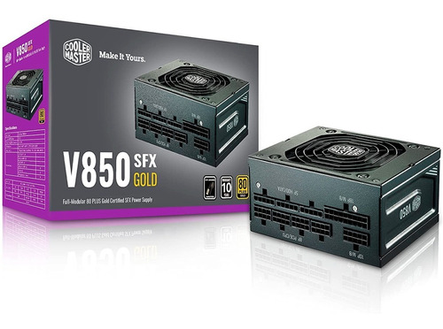 Fuente De Poder Cooler Master V850 Sfx Gold Pcie Hdd Bagc