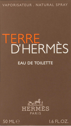 Perfume Hermes Terre D'hermes Edt 50 Ml Para Hombre
