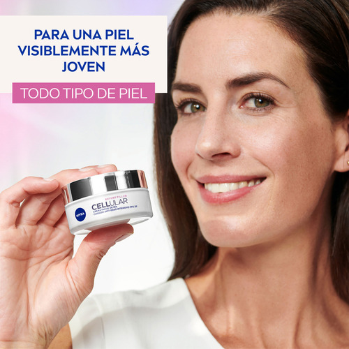 Crema Facial Antiarrugas Nivea Cellular Dia Spf30 50ml Tipo