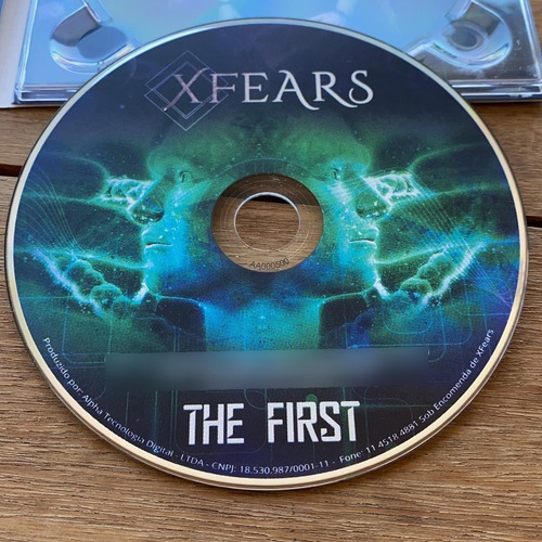 Cd Digipack Xfears - The First - Lacrado, Novo E Original