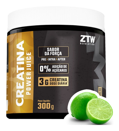 Creatina Power Juice 300g - Importado & Saboroso