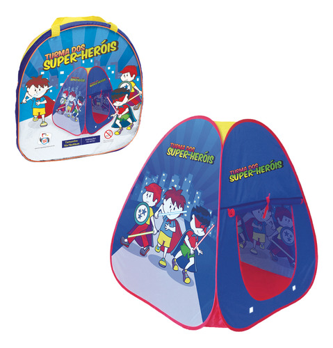 Barraca Camping Infantil Turma Super Heróis Cabana Brinquedo