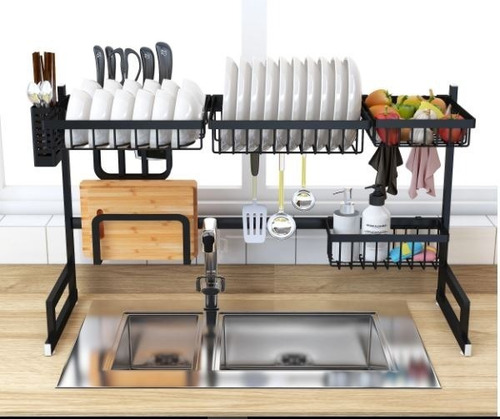 Estante/escurridor De Platos/2 Niveles/acero Inoxidable
