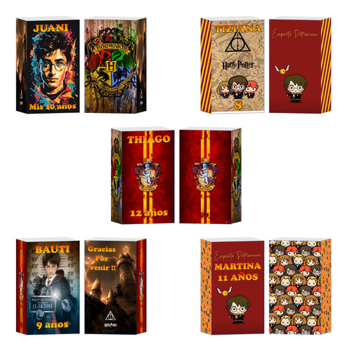 Bolsa Para Golosinas Harry Potter Candy X 15 Unidades