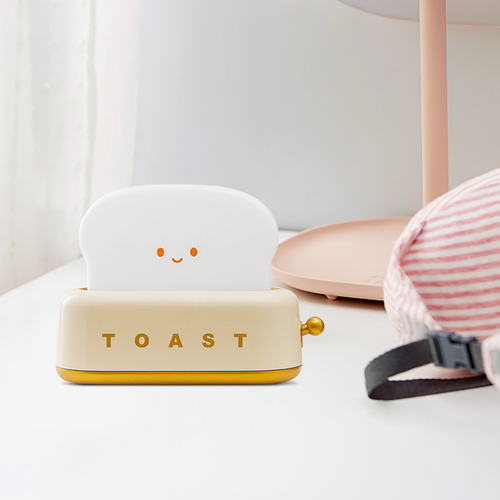 Candeeiro De Mesa Bread Machine Night Usb Charging Dimming L