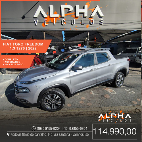 Fiat Toro 1.3 Freedom 16v Turbo Flex 4x2 Aut. 4p