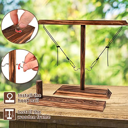 Juego De Lanzamiento De Gancho Y Anillo De Mesa