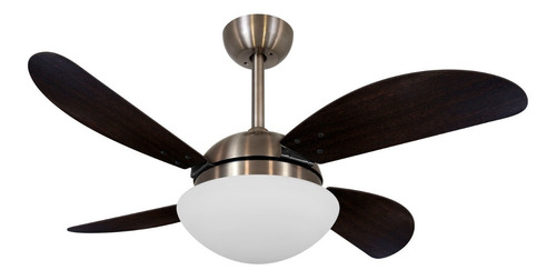 Ventilador De Teto Volare Bronze Vd42 Fly Tabaco