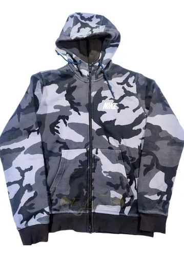 Sudadera nike camuflaje azul new arrivals