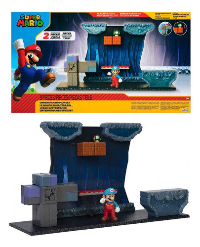 Playset Super Mario Underground Juguete Original     