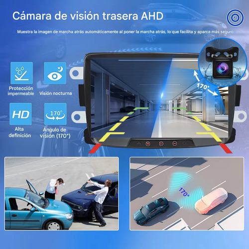 Peerce Estéreo 4+64g Android Para Renault Duster Logan Oroch Captur