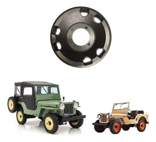 Tambor Freio De Mão Jeep Willys Cj3 Cj2a C Freio Mão Cardan