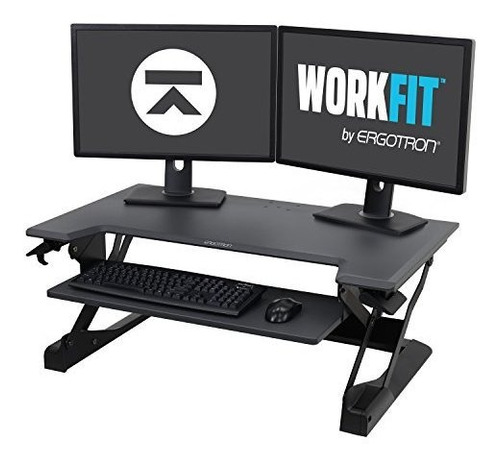 Ergotron Workfit-tl, Convertidor Sit-stand Desk | Negro, 37.