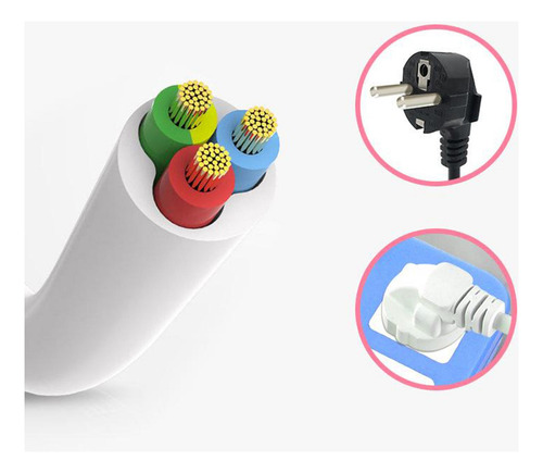 Regleta De Enchufes 3 Puertos Usb 1.8 Protección Contra
