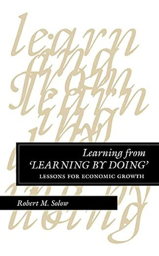 Learning From Learning By Doing: Lessons For Economic Growth (kenneth J Arrow Lectures), De Solow, Robert M.. Editorial Stanford University Press, Tapa Blanda En Inglés