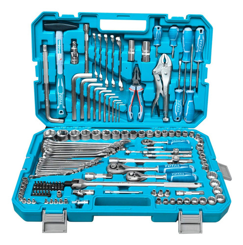 Juego De Herramientas Manuales Dados Rachet 142 Piezas Total