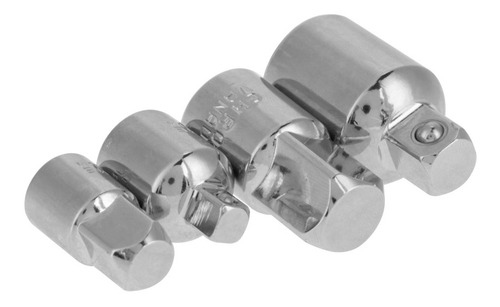 Reductor Soxket 4 piezas Reductores para adaptadores para enchufes de acero al cromo vanadio de 1//2 3//8 1//4Herramientas para llaves Adaptadores manuales el/éctricos CVR black