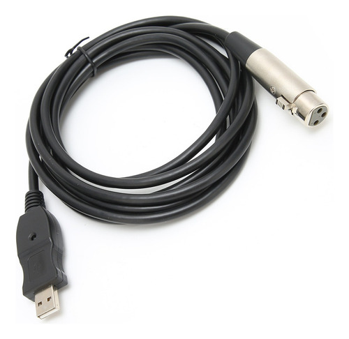  Cable Adaptador Usb Macho A Xlr Hembra 3 Metros Studio