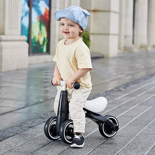 LOL-FUN Bicicleta de equilibrio para bebés de 1 año, regalos de primer  cumpleaños para niñas y niños de un año, juguete para bebés de 12 a 18 meses