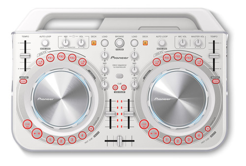 Controlador DJ Pioneer DDJ-WeGO2 blanco de 2 canales