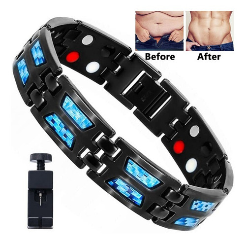 Pulseira Magnética Titanium Power Ultra Strength Therapy 22c