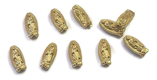 Conector Virgen De Guadalupe En Chapa De Oro 14k 12 Pzs 