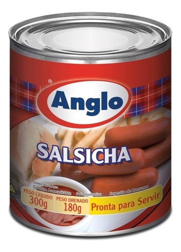 Salsicha Anglo Lata 180g