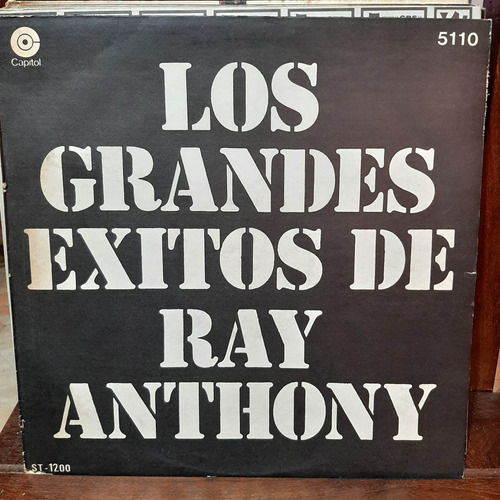 Vinilo Ray Anthony Su Orquesta Los Grandes Exitos J1